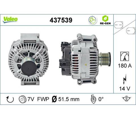 VALEO Alternátor VALEO 437539