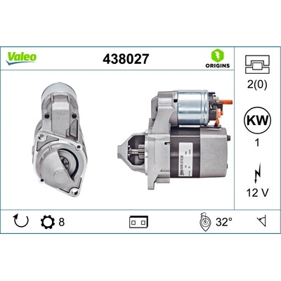 Štartér VALEO 438027