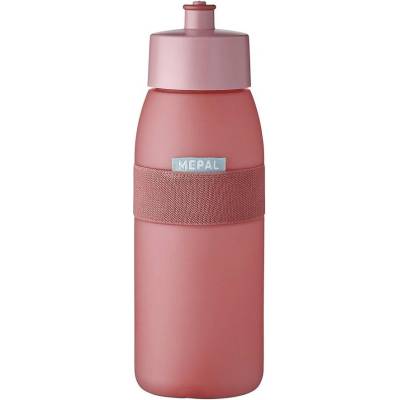 Mepal Светлочервена пластмасова бутилка 500 ml Ellipse - Mepal (107745078700)