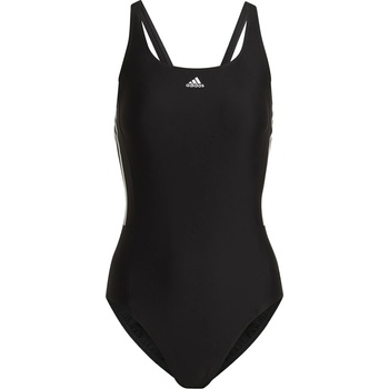 Adidas Дамски бански костюм Adidas Classic 3-Stripes Swimsuit Womens - Black/White