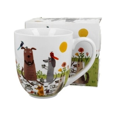 DUO Hrnček XXL 13,8 x 12cm porcelán Dog World 18 x 1000 ml