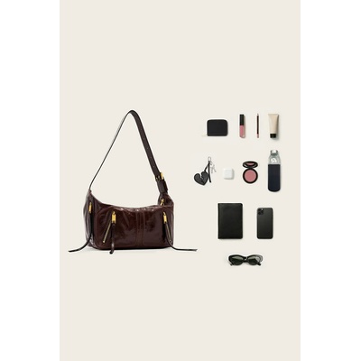 AllSaints чанта дамска от кожа JEAN (W131XE)