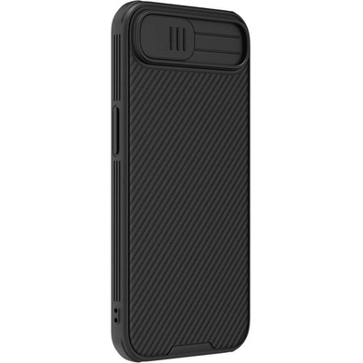 Magsafe Калъф с Плъзгач за Камера за iPhone 17e/ 16e, Nillkin CamShield Pro Mag Case, Черен (6902048296046)