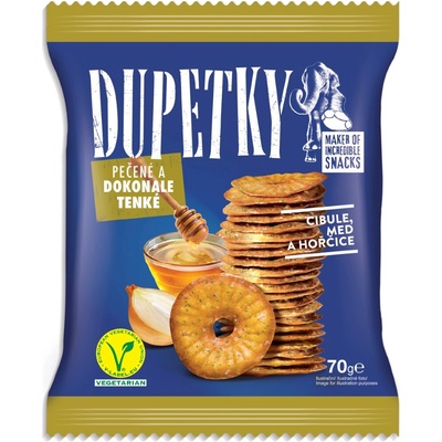 Dupetky pečené-hořčice+med+cibule 70 g