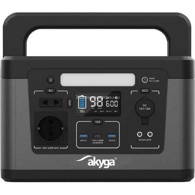 Akyga Преносима зарядна станция Akyga 600W / 461Wh (AK-PS-04) (AK-PS-04)