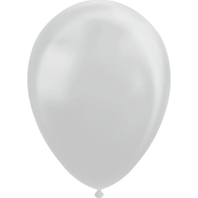 Fiesta Balónky stříbrná metalíza ø12,7cm