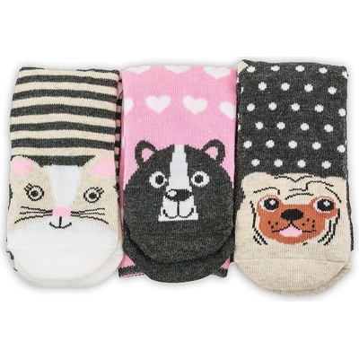 Pidilidi, PD0136 01 veselé ponožky FUNNY dívčí 3pack