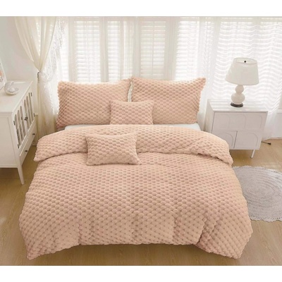 TiaHome Mikroplyšové obliečky Exclusive Sweet svetlo hnede 200x140 2x90x70
