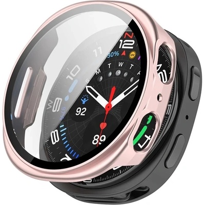 gigapack Samsung Watch 8 eSIM 40 мм GIGAPACK Пластмасова рамка BUMPER, удароустойчивост + защитно стъкло за екрана, червена GP-172057 (GP-172057)