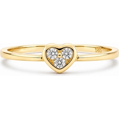 Rafity Pozlacený prsten Aurora Heart ✨ R0133-21