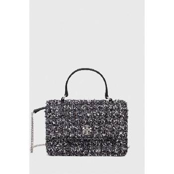 Tory Burch Чанта Tory Burch Kira Chevron Tweed Mini в черно 155542.003 (155542.003)