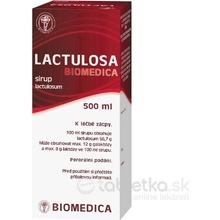 Lactulosa Biomedica sir.1 x 500 ml 50%