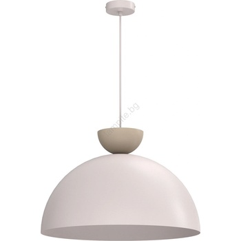 Luminex Пендел на кабел NEVIS 1xE27/15W/230V, диаметър 50 см, кремав (LU9711A)
