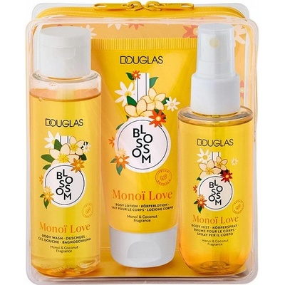 Douglas blossom КОМПЛЕКТ DOUGLAS BLOSSOM Monoï Love Travel Set Душ гел дамски