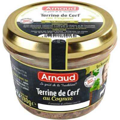 Arnaud Terrine de Cerf au Cognac Terina ze zvěřiny s koňakem 180 g