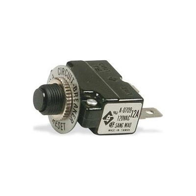 Aircraft® Tepelná pojistka motoru 1-fázová, 12 Amp.