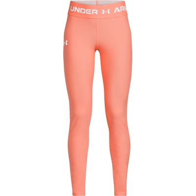 Under Armour Armour Leggins Dívčí legíny Lososová Bílá