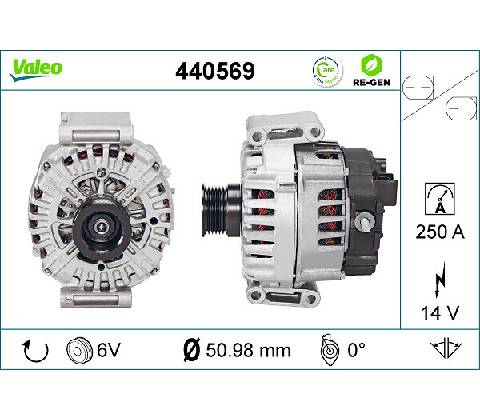 Alternátor VALEO 440569