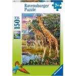 Ravensburger Пъзел Ravensburger от 150 XXL части - Жирафи в Африка (12943) - ozone