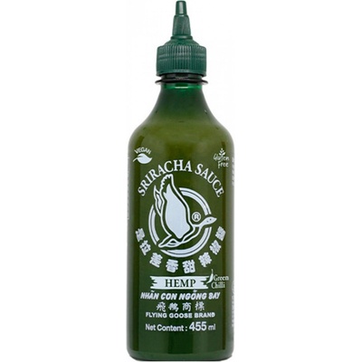Flying goose chilli omáčka Sriracha zelená hemp 455 ml