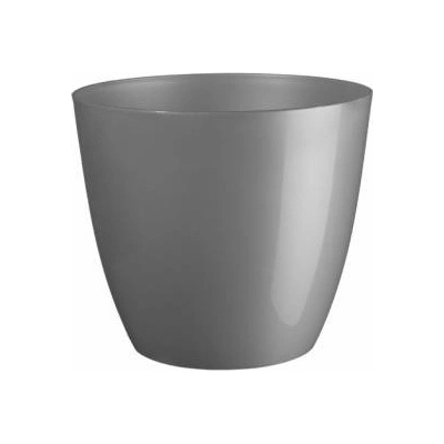 PLASTKON květináč Ella 13 cm stříbrný