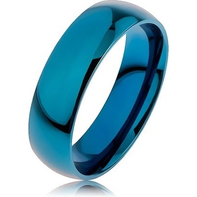 Šperky eshop prsten v modré povrch anodizovaný titanem HH4.3