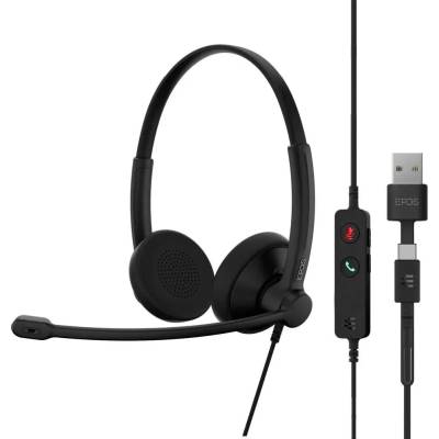 IMPACT 100 UC Stereo USB-C+A черни слушалки (1001420)