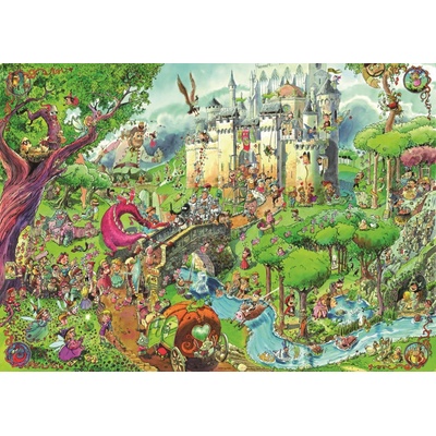 Heye triangular Hugo Prades Pohádky Fairy Tales 1500 dielov