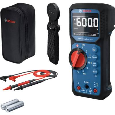 Bosch Дигитален мултицет Bosch GDM 600-15, MH1 магнитен държач, 600 V (0601077301)