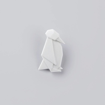 StehlikDesign brož Tučňák bílá 0141