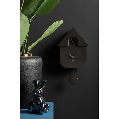 Karlsson Часовник с кукувичка Karlsson Modern Cuckoo Metallic (KA5867DG)