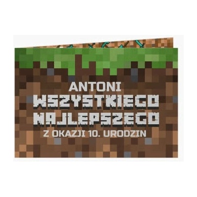 Fotopřání Pro něj: Pixely, 15x10 cm - 337728