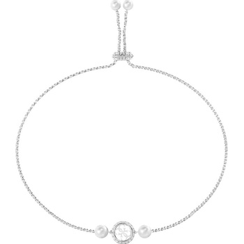 Guess Elegantní ocelový náramek Tiny Pearly JUBB05520JWRHT/U