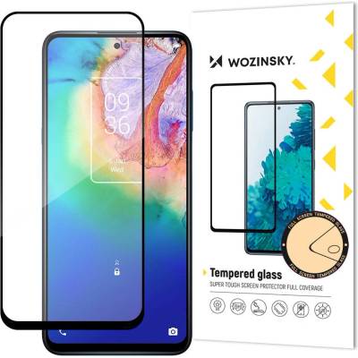 Wozinsky Скрийн протектор от закалено стъкло Wozinsky, пълно покритие, с рамка, за TCL 20 5G, черен (9145576260500)