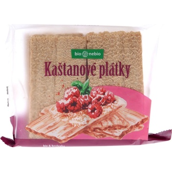 BioNebio Bio plátky křupavé s kaštany 100 g