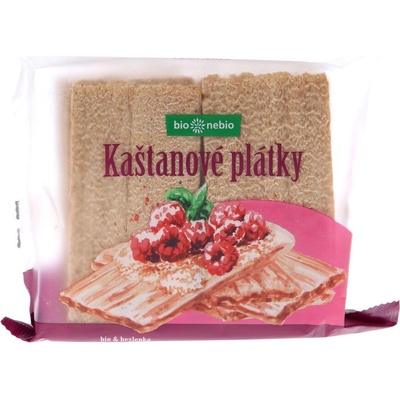 BioNebio Bio plátky křupavé s kaštany 100 g