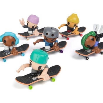 Tech Deck SK8 Crew fingerboard s figúrkou žlutá čepice
