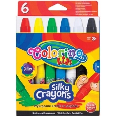 Colorino Kids Twist-Up farebné mäkké voskovky 6 ks