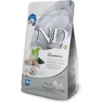 Farmina N&D DOG GRAIN FREE Spirulina White Dog Sea Bass & Fennel Adult MINI - монопротеинова суха храна без зърнени култури за кучета с бяла козина от мини породи над 1 година, с лаврак, спирулина и фенел - 2