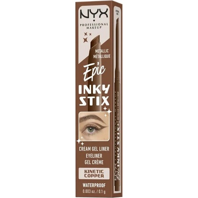 NYX Professional Makeup Epic Inky Stix gelové oční linky 03 Kinetic Copper 1 g