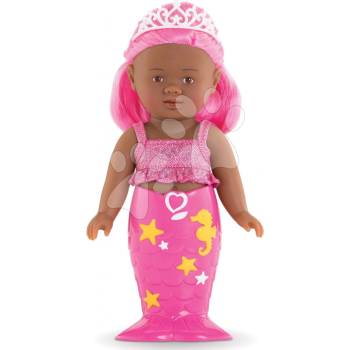 Corolle Morská panna Melia Mini Mermaid s hnedými očami a ružovými vlasmi 20 cm