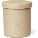 ferm LIVING Чаша за четка за зъби BON 10, 5 см, пясък, порцелан, твърд LIVING (FERM110228101)