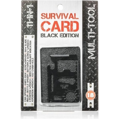 Karta na prežitie Survival Card 11v1 - čierna