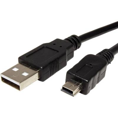 Tipa 03560016 USB 2.0 A/Mini USB, 1,8m, černý