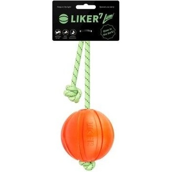 Liker Loptička pre psov Lumi M sa svietiacim a reflexným povrazom 7 cm