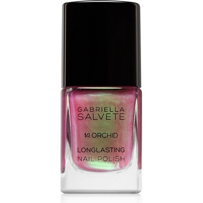 Gabriella Salvete Longlasting Enamel lak na nehty s holografickým efektem 14 Orchid 11 ml