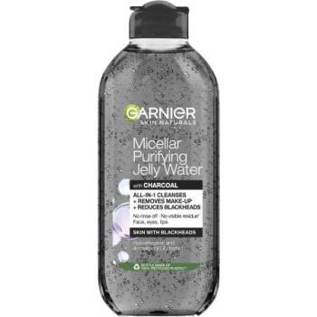 Garnier Skin Naturals Micellar Purifying Jelly Water 400 ml мицеларна вода с активен въглен против черни точки за жени