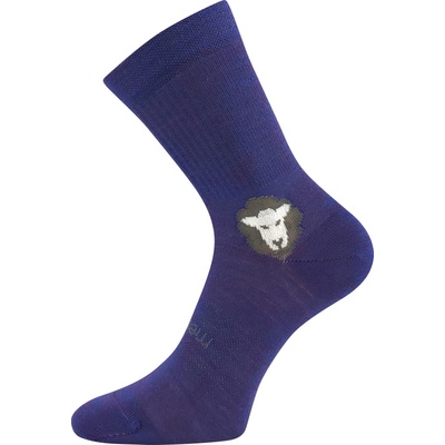 VoXX ponožky Barefootan merino 3 pár fialová