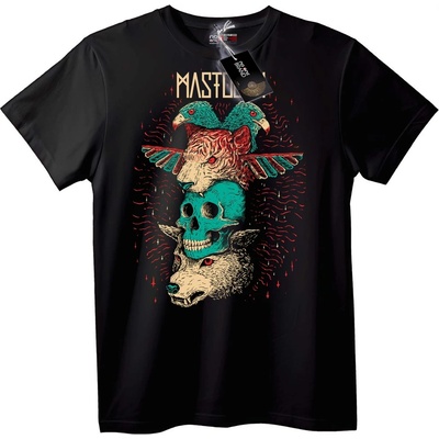 NOONEBRAND Тениска Mastodon Викингски череп - 2XL, White