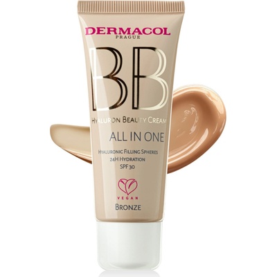 Dermacol BB hyaluronový krém SPF30 č.2 bronze 30 ml